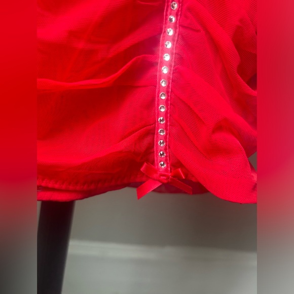 NWOT Victoria’s Secret Wicked Open-Cup Ruched Bling Dress - Picture 6 of 12